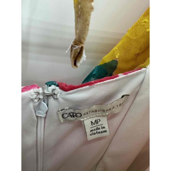 Cato Maxi Dress Women Medium Floral Full Length Feminine Spring Summer Bridal - Picture 4 of 8